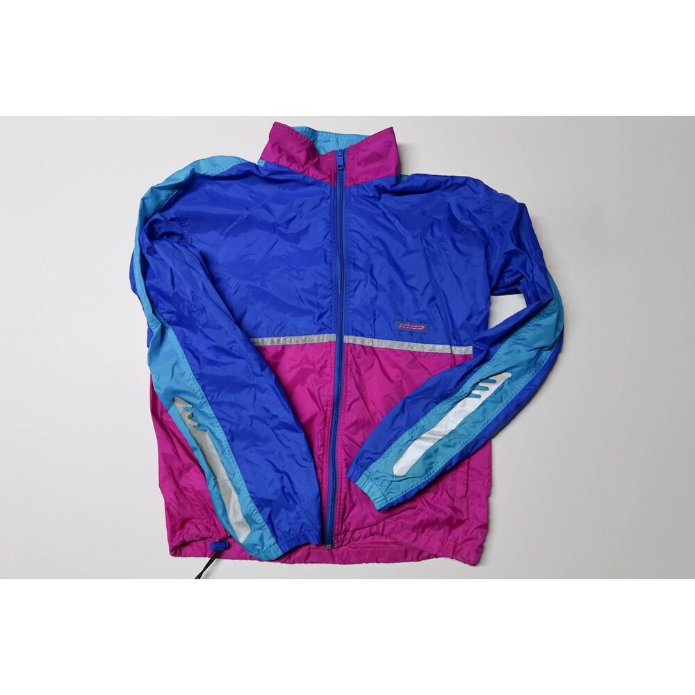 HIND 90'S colorblock windbreaker jacket